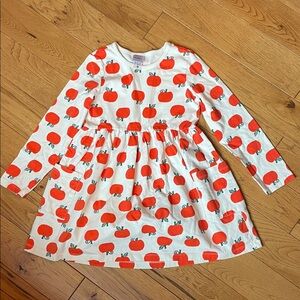 Hanna Andersson Orange Pumpkin Dress